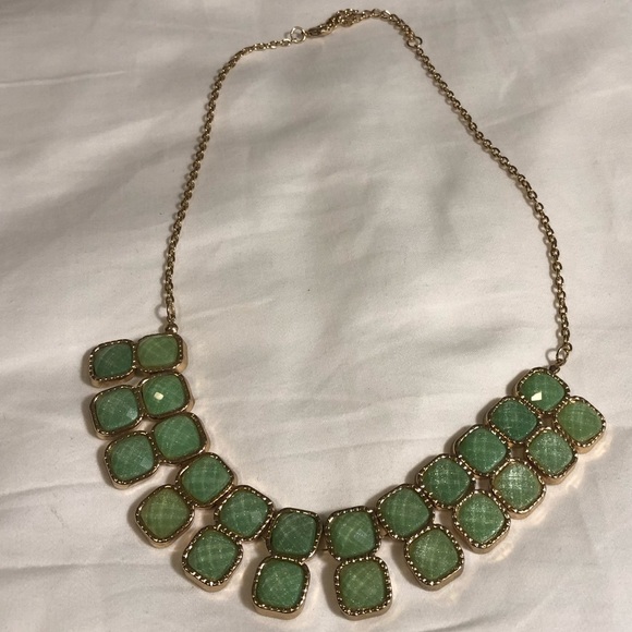 Charlotte Russe Jewelry - Green statement necklace